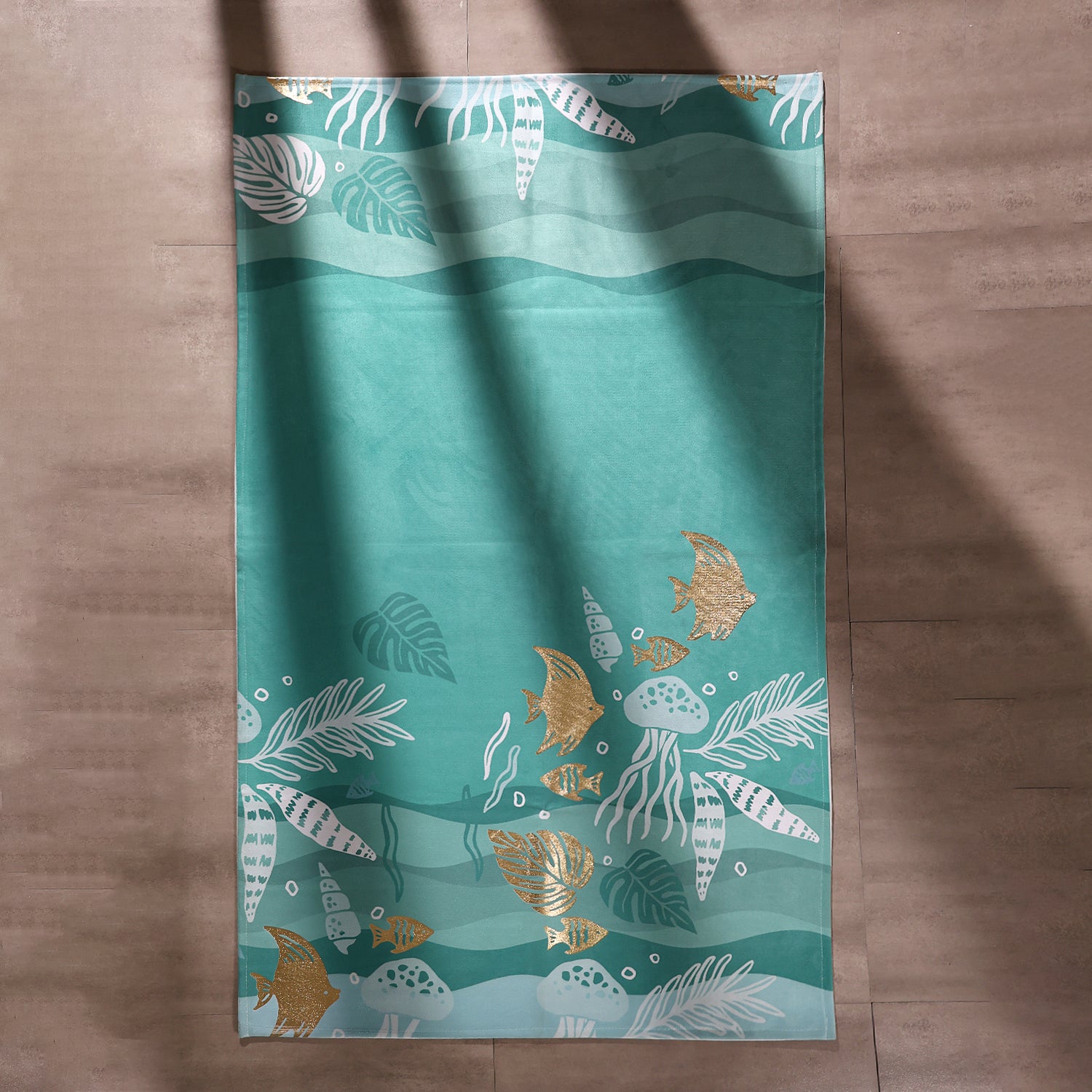Golden Fish Lagoon Carpet