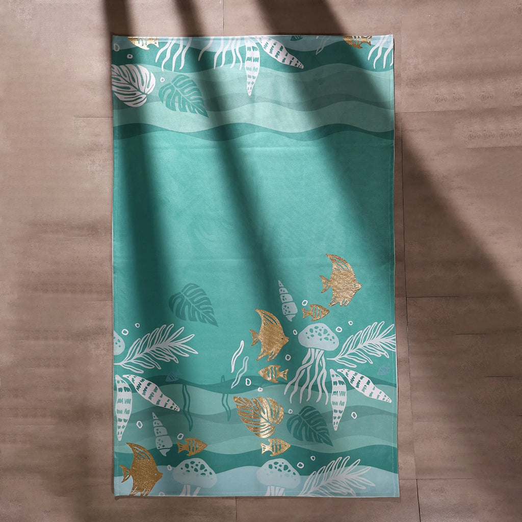 Golden Fish Lagoon Carpet