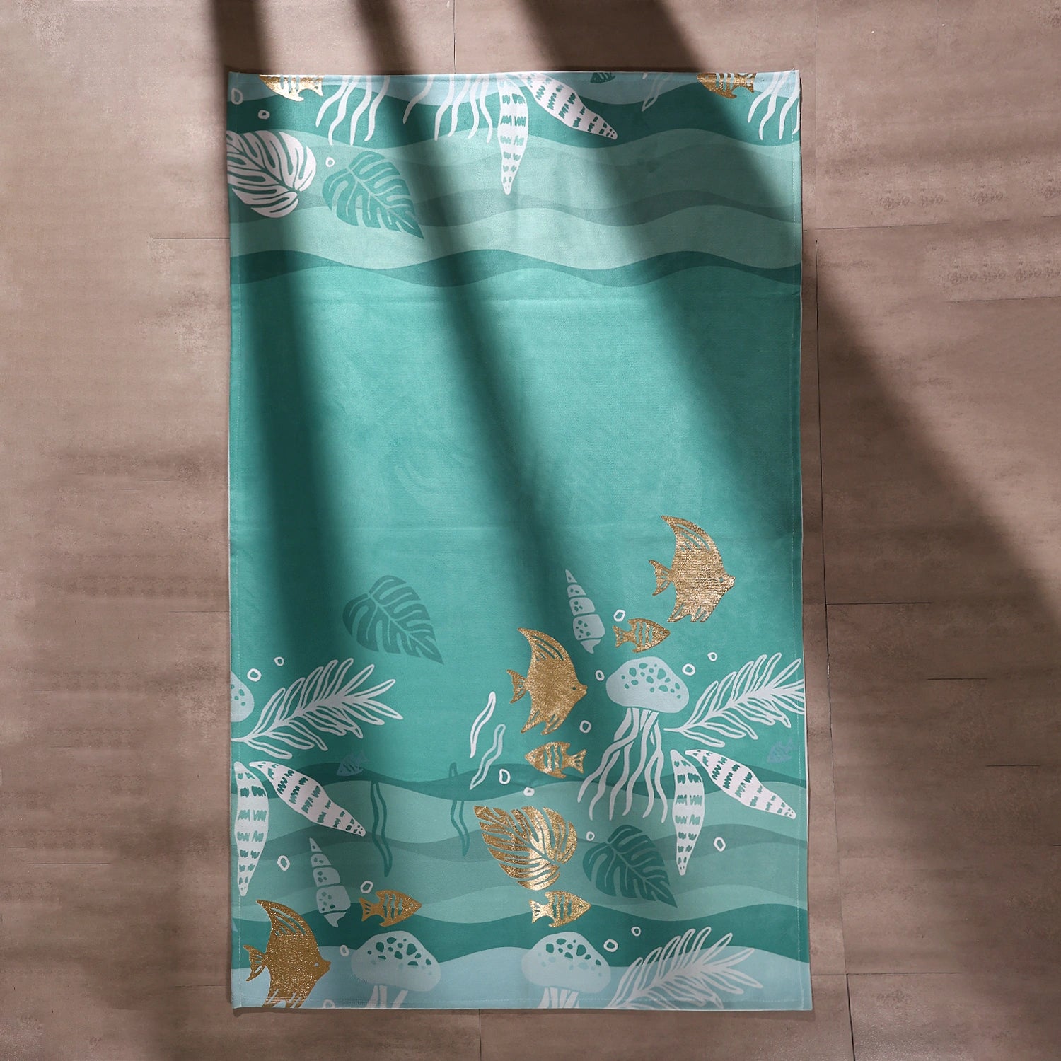 Golden Fish Lagoon Carpet