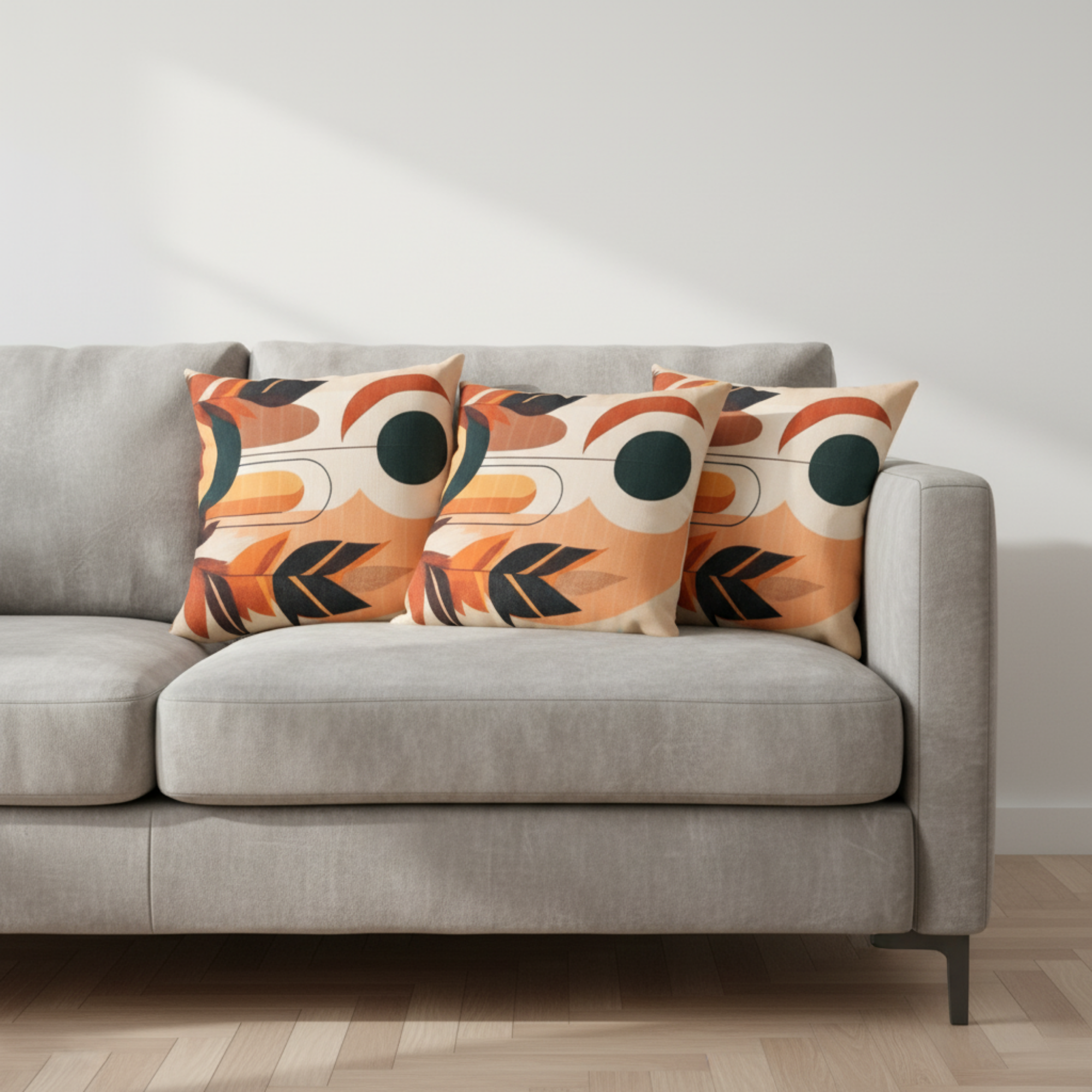 Abstract Autumn Leaves Cushion Covers