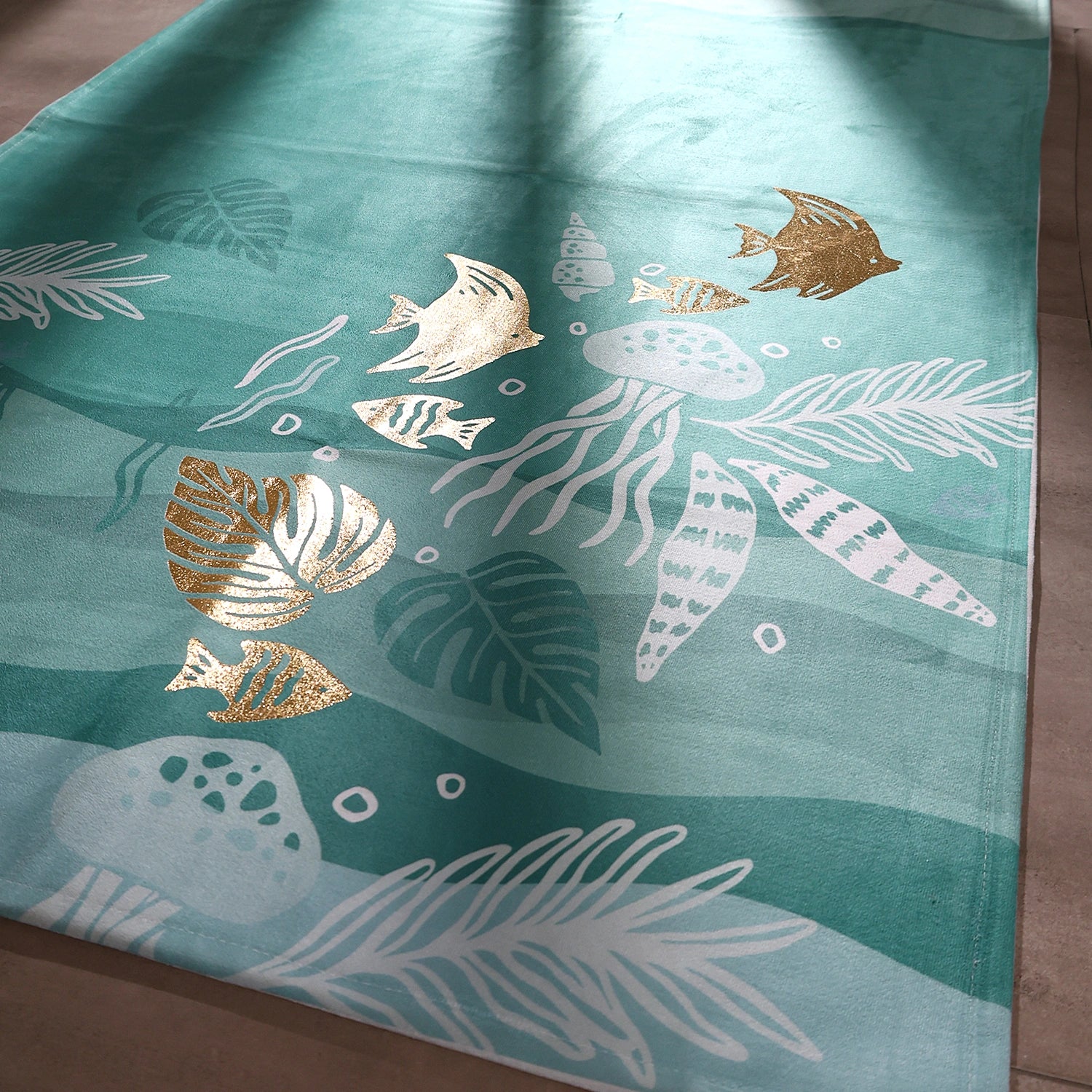 Golden Fish Lagoon Carpet