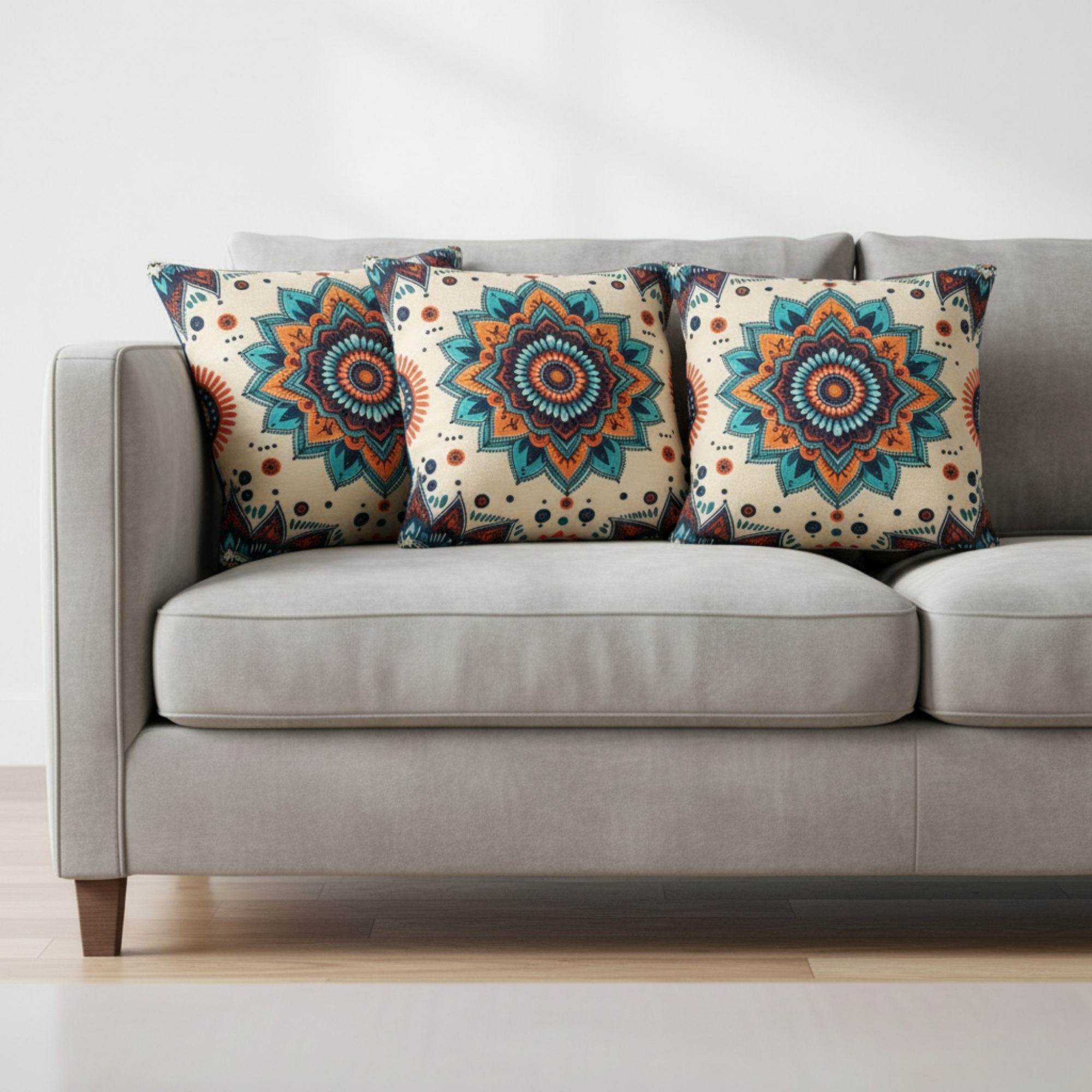 Royal Mandala Bloom Cushion Covers