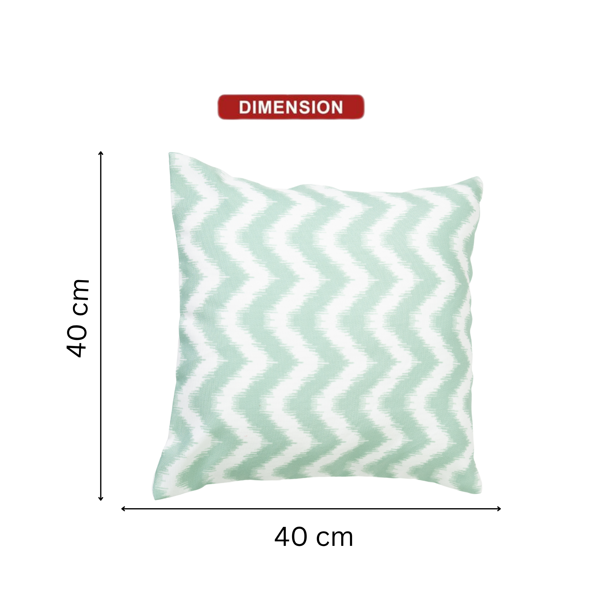 Pastel Mint Zigzag Cushion Covers