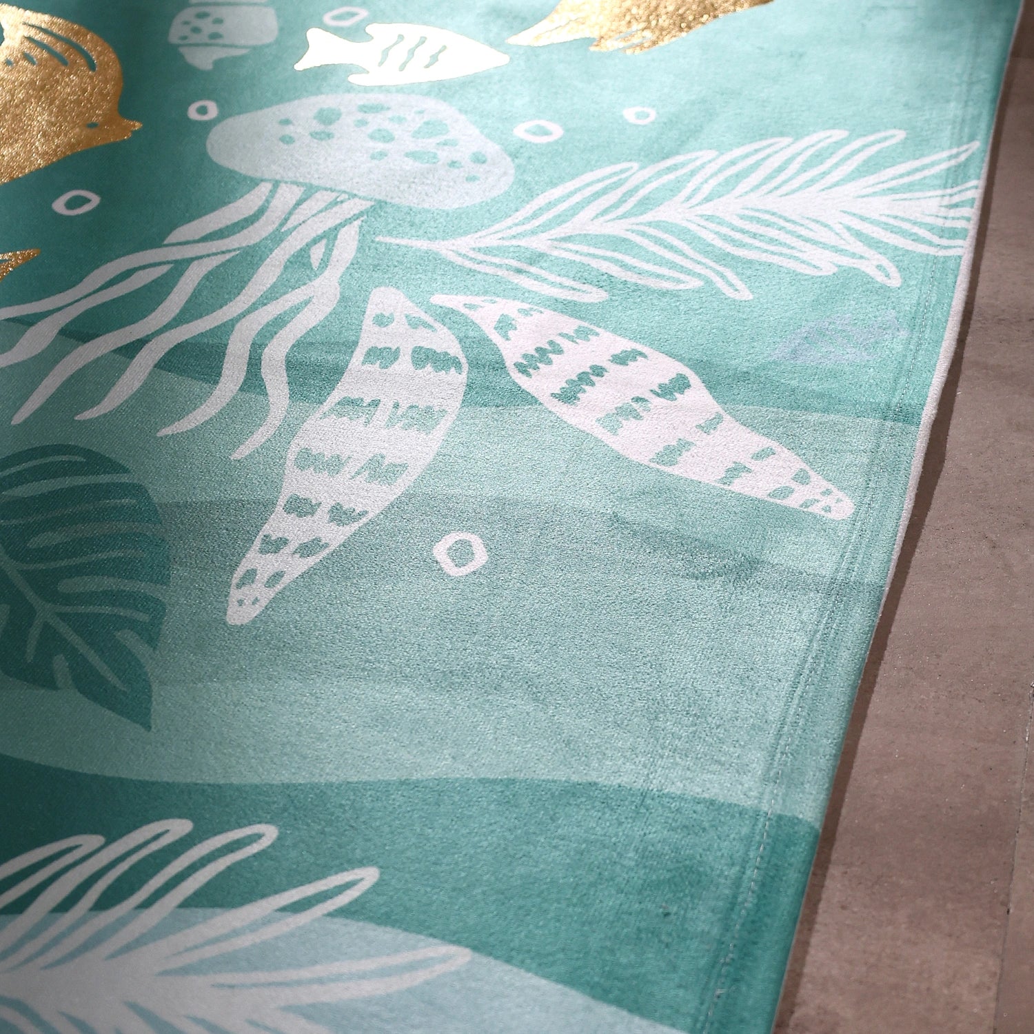 Golden Fish Lagoon Carpet