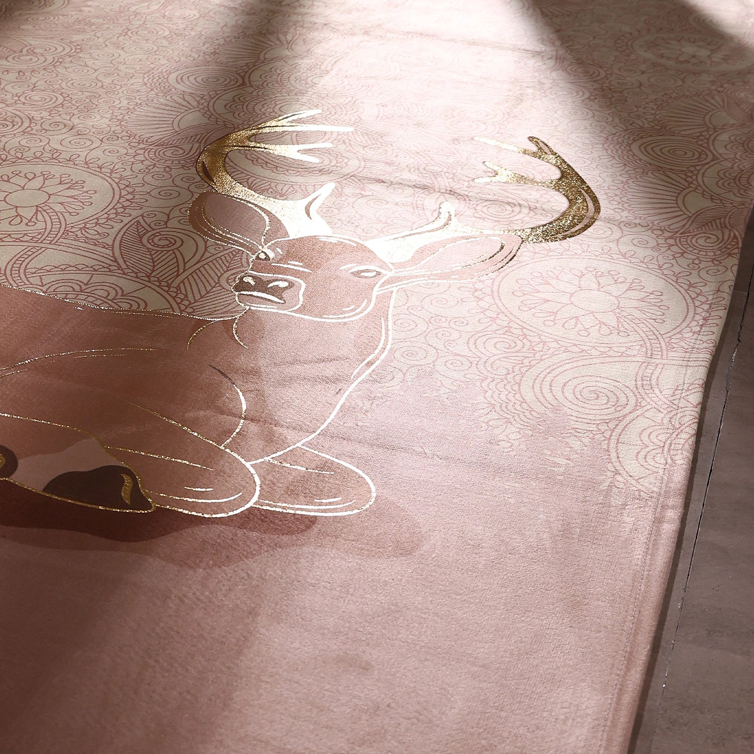 Blush Deer Elegance Carpet