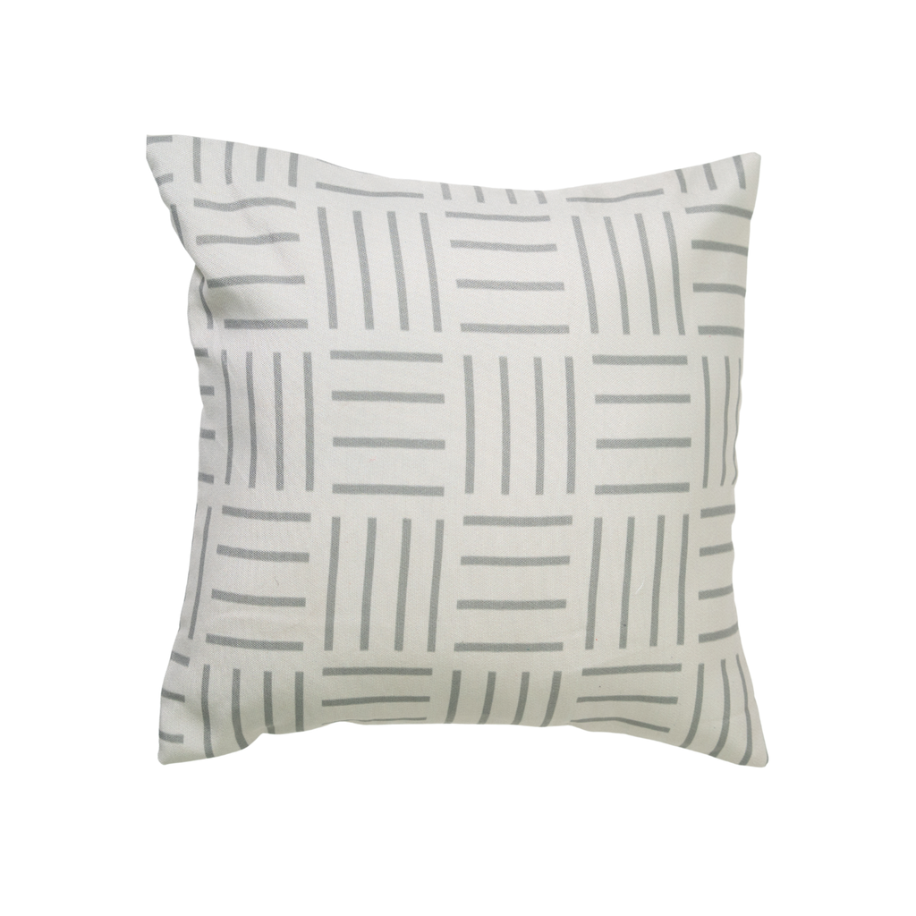 Minimal Grid-Line Cushion Covers
