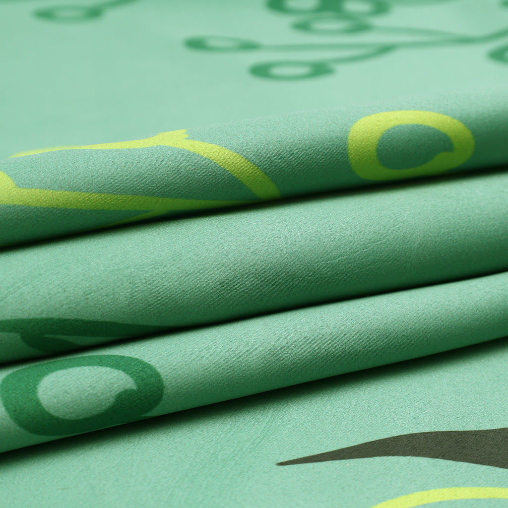 Emerald Bloom Botanical Curtain Set
