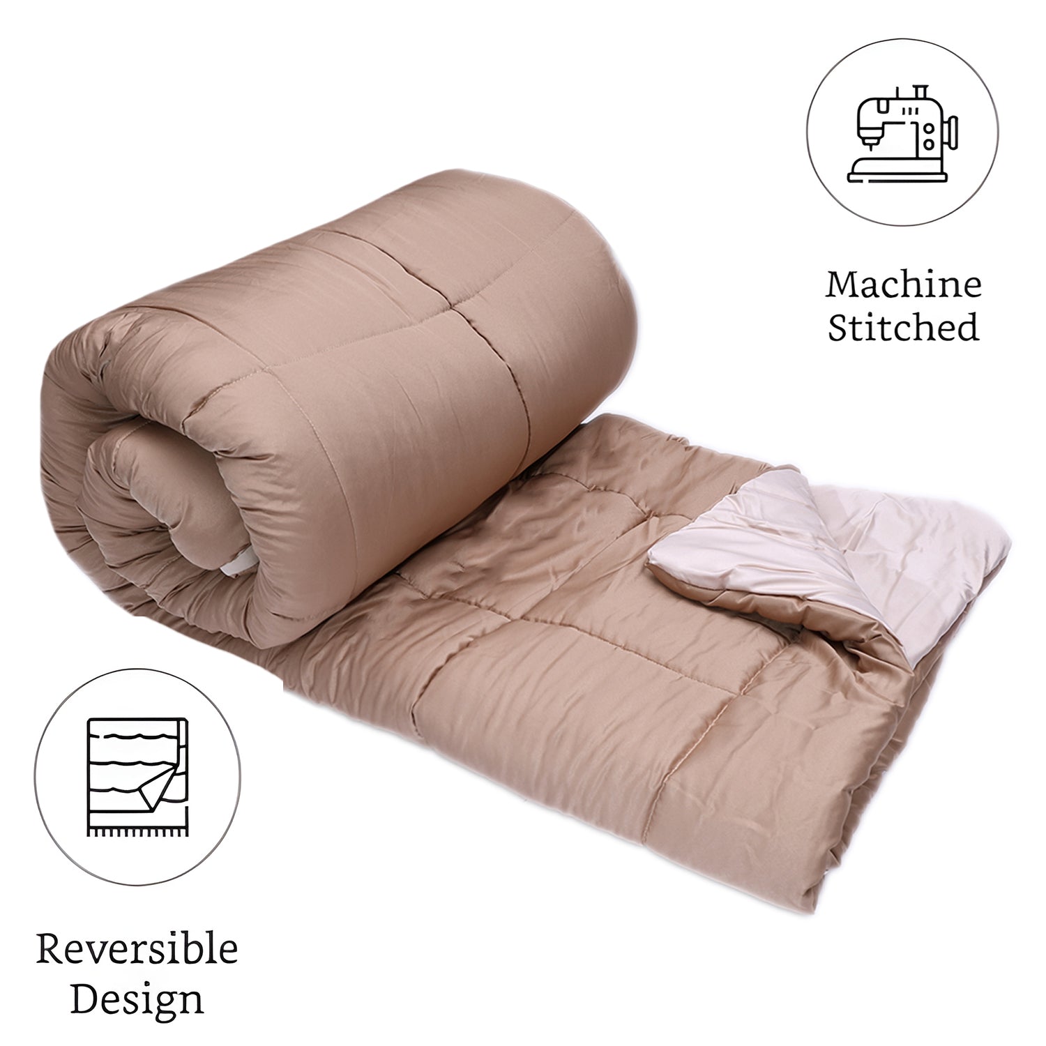Cozy Pink Comforter – Ultra Soft Microfiber Quilt (Queen Size)
