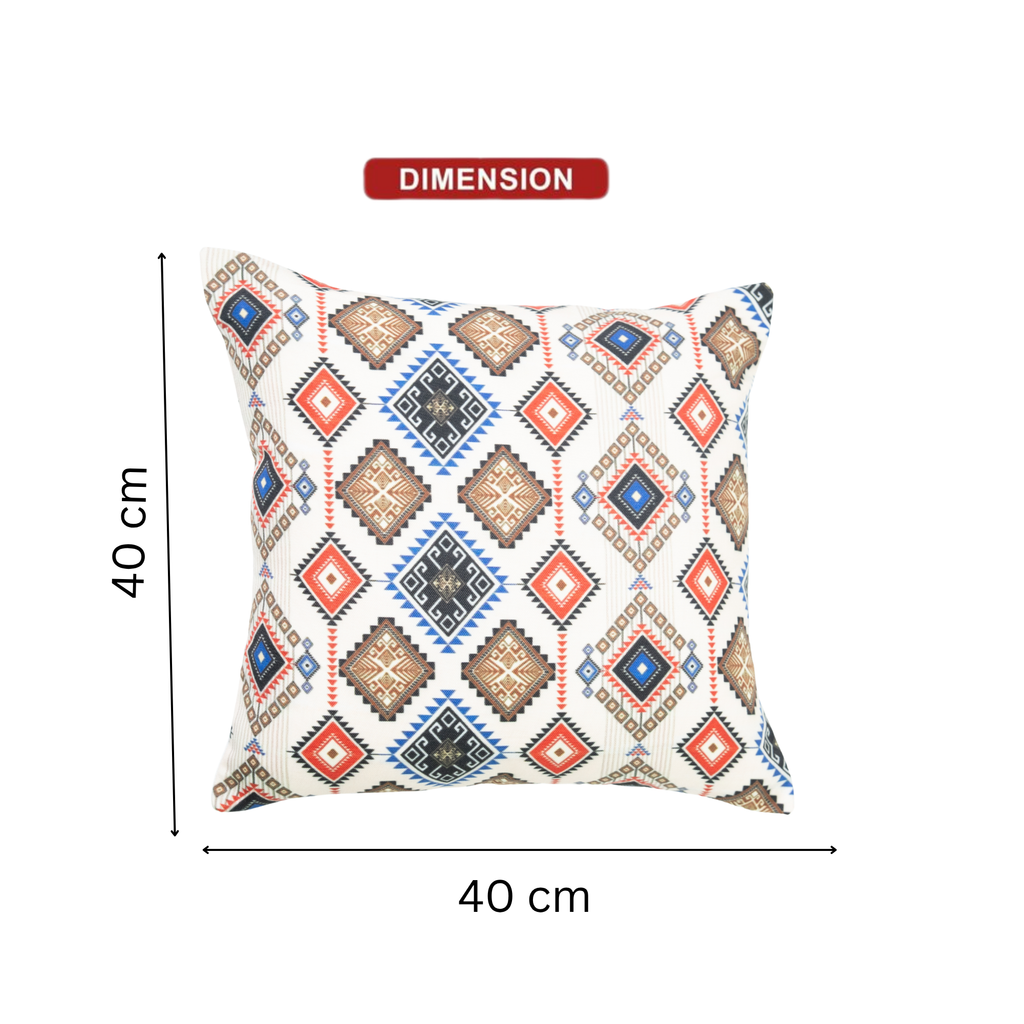 Ethnic Geo Diamond Pattern Cushion Covers