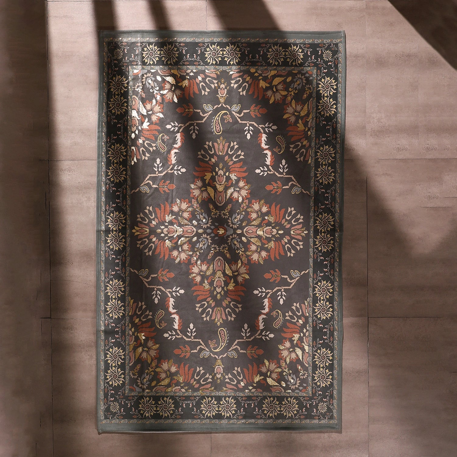 Midnight Heritage Floral Carpet