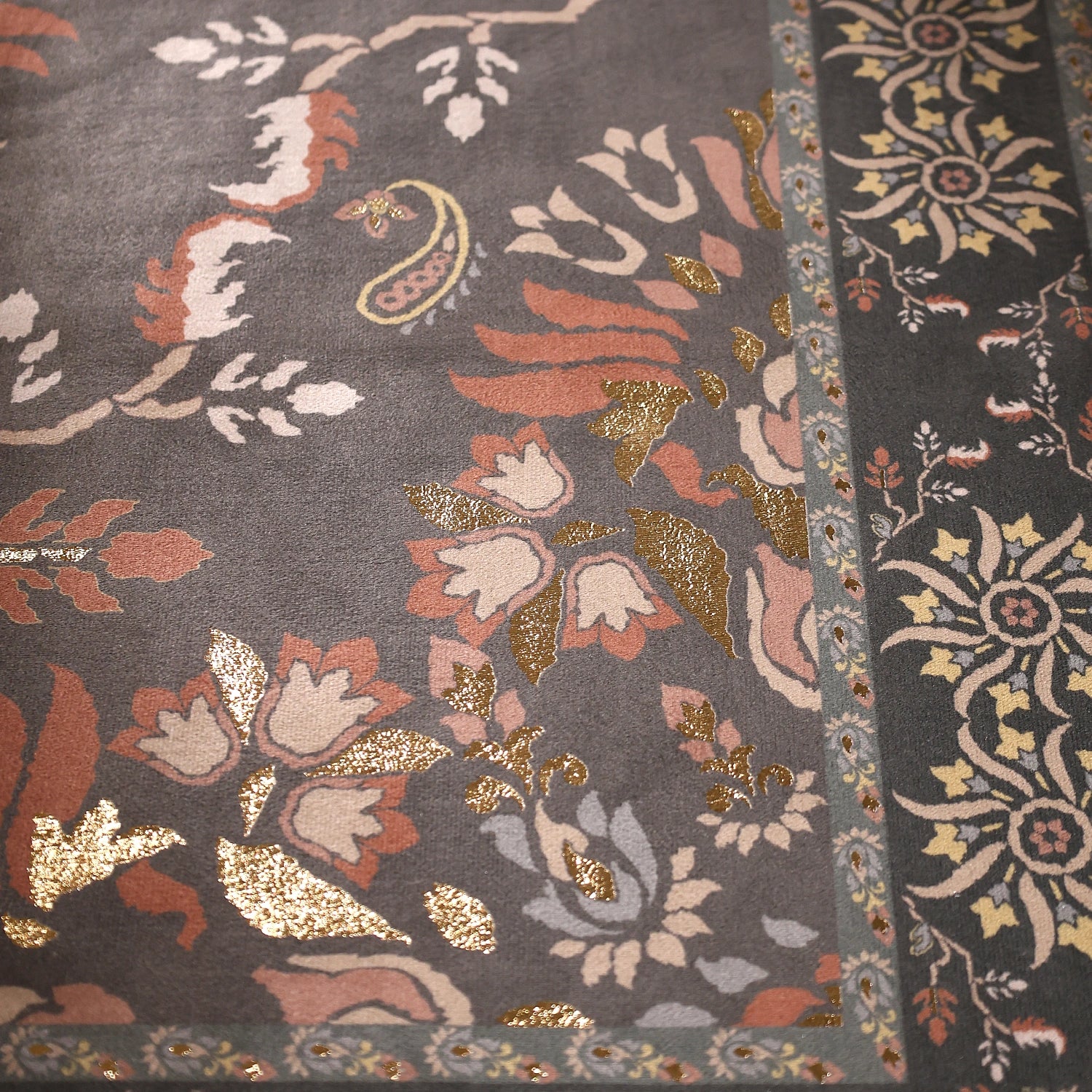 Midnight Heritage Floral Carpet
