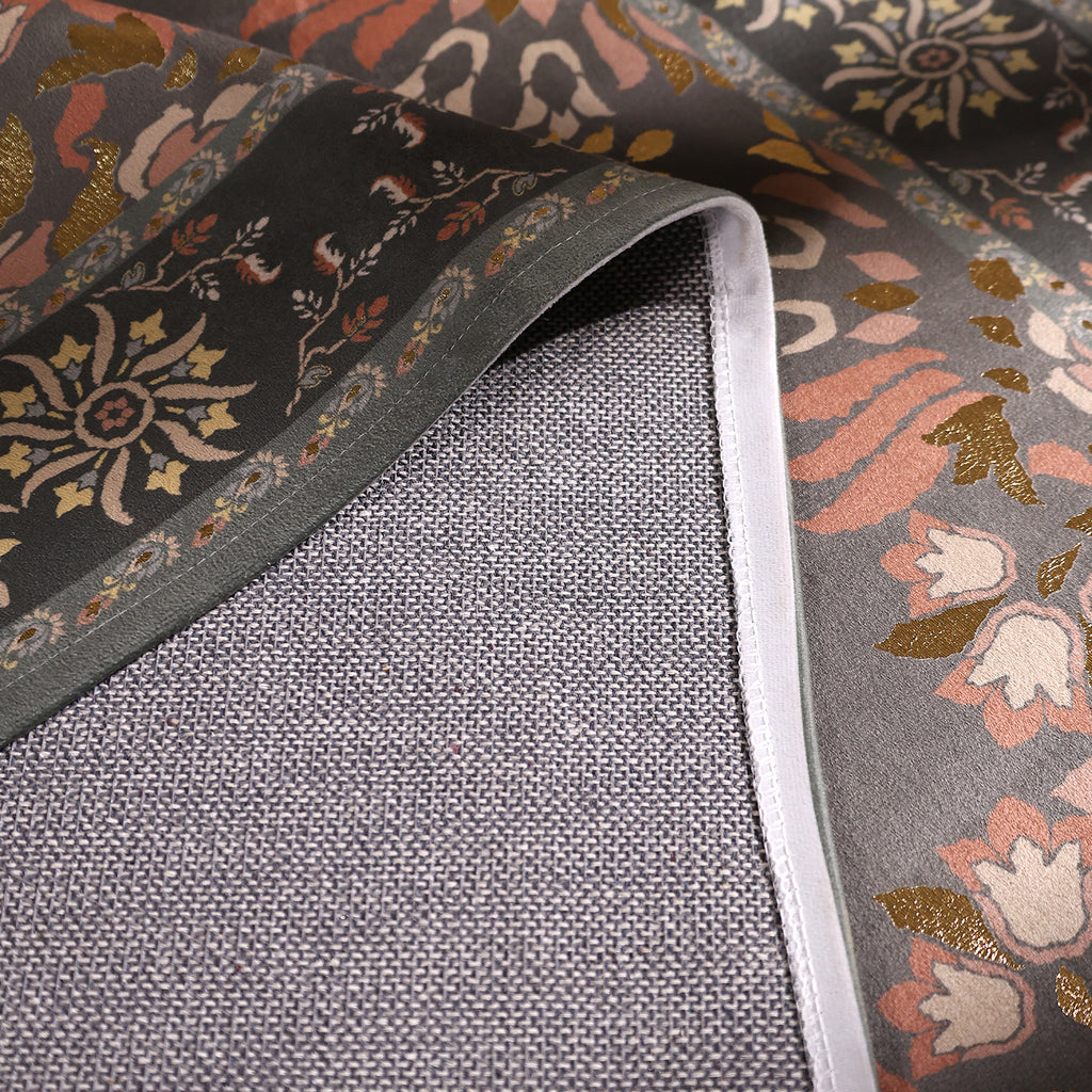 Midnight Heritage Floral Carpet