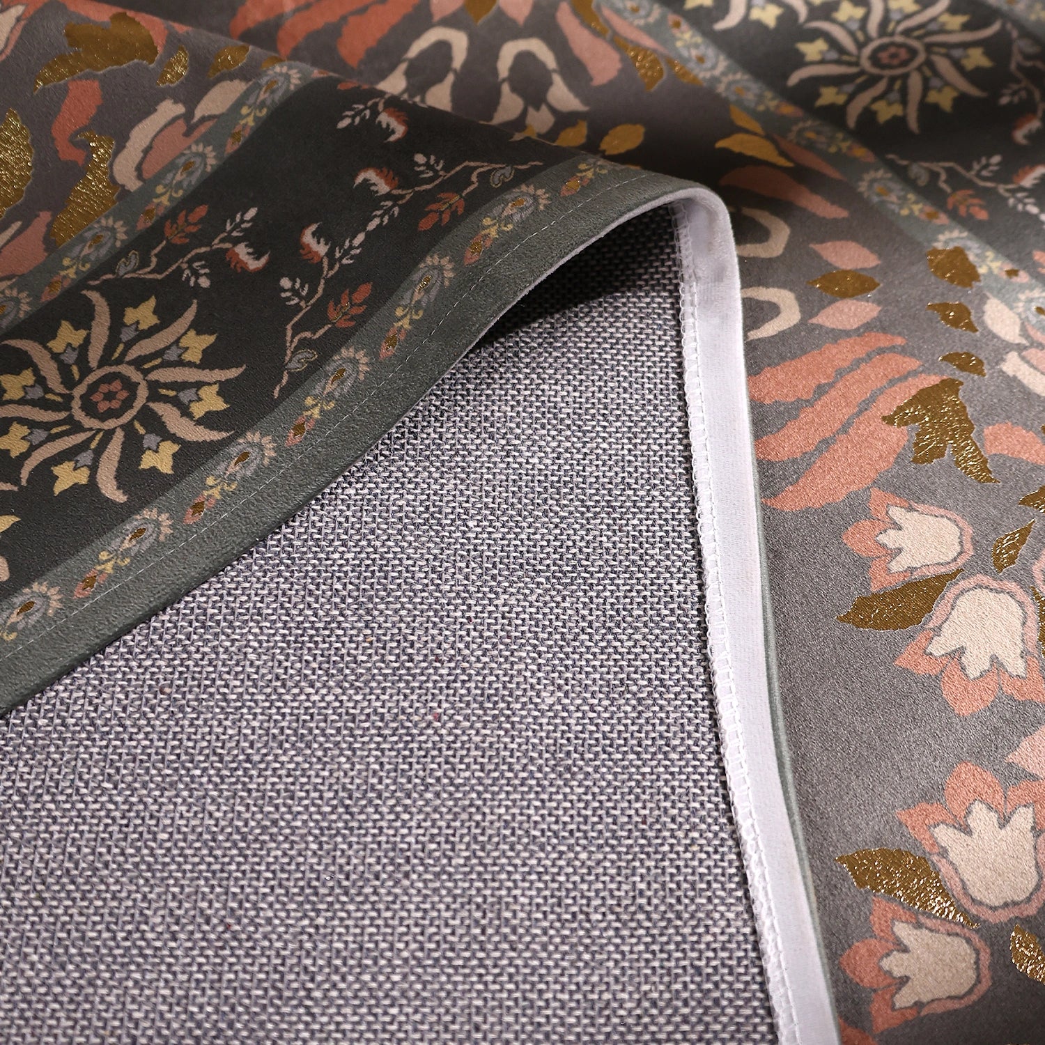 Midnight Heritage Floral Carpet