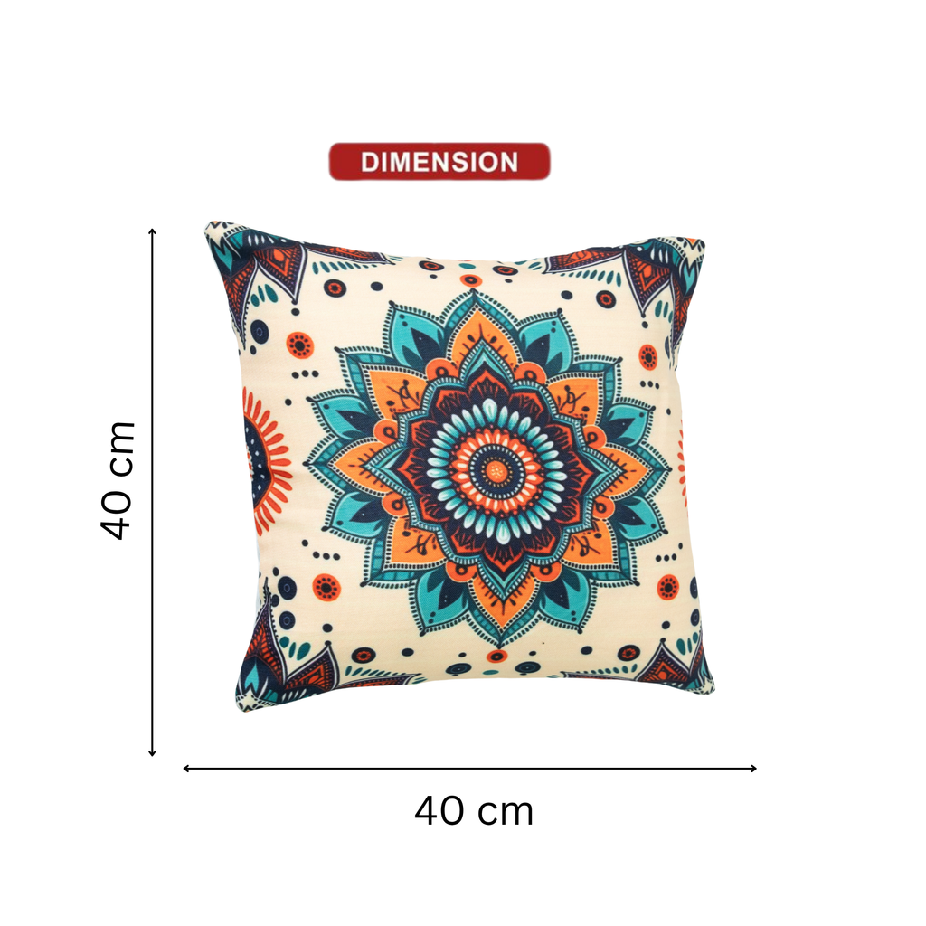 Royal Mandala Bloom Cushion Covers