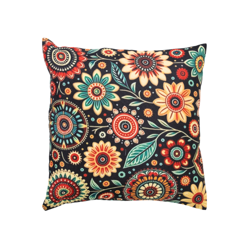 Folk Bloom Floral Cushion Covers