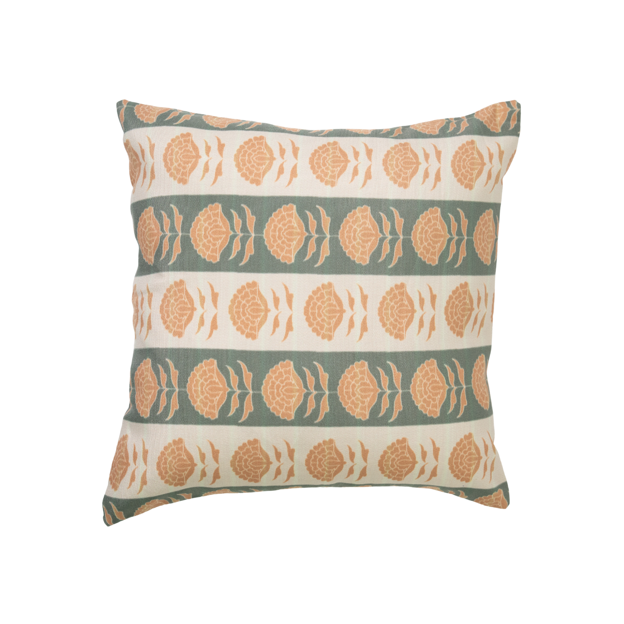 Sage Bloom Stripe Cushion Covers