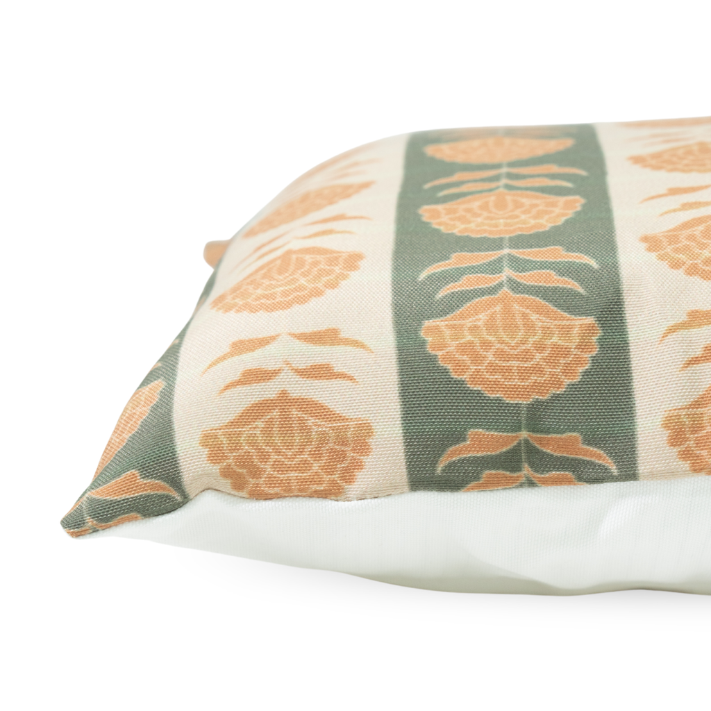 Sage Bloom Stripe Cushion Covers