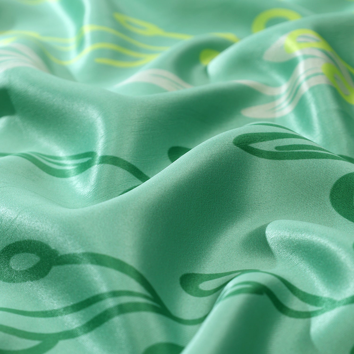 Emerald Bloom Botanical Curtain Set