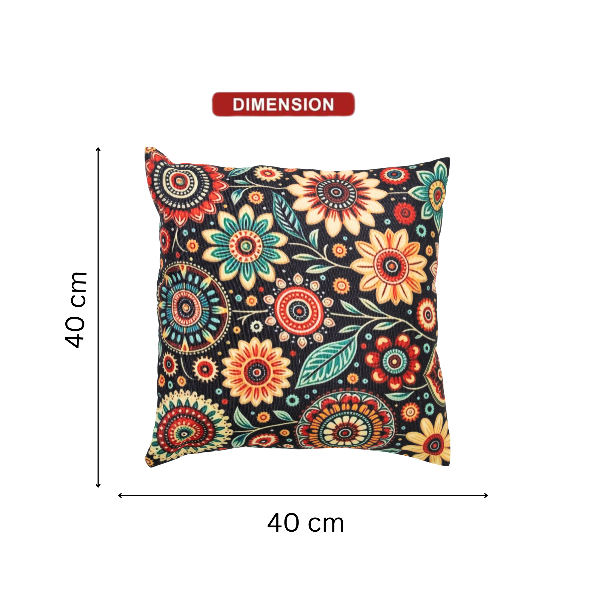 Folk Bloom Floral Cushion Covers