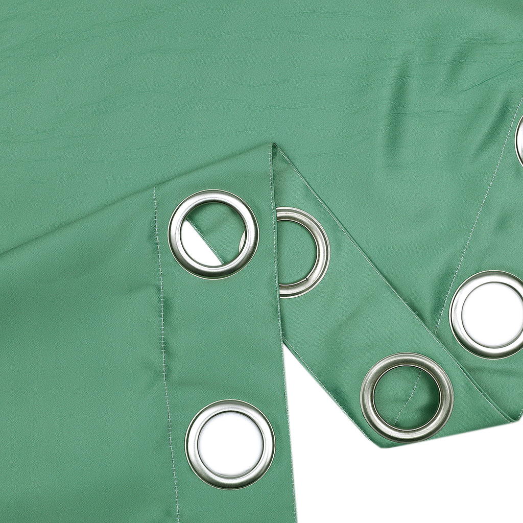 Emerald Bloom Botanical Curtain Set