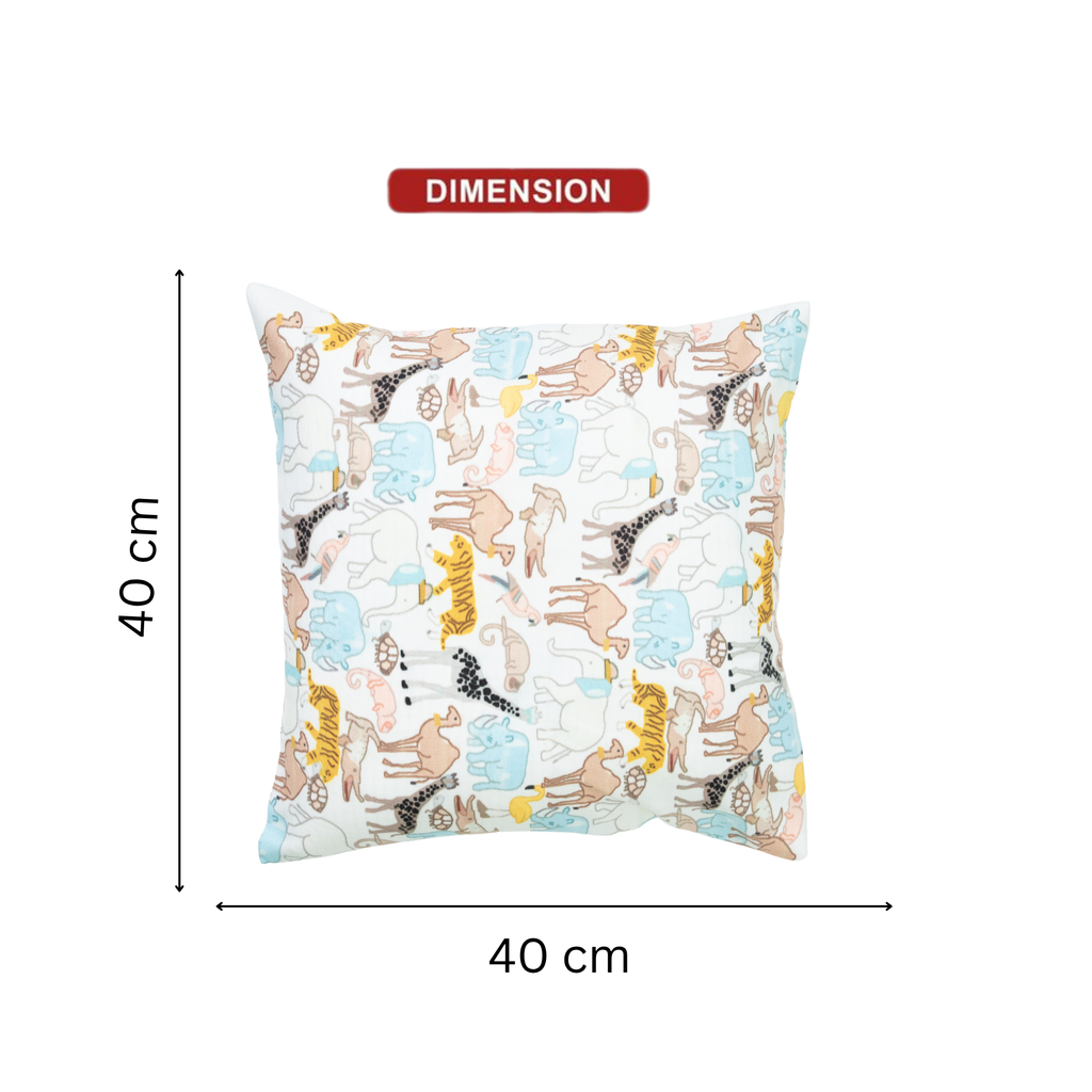 Safari Animal Printed Cushion Covers