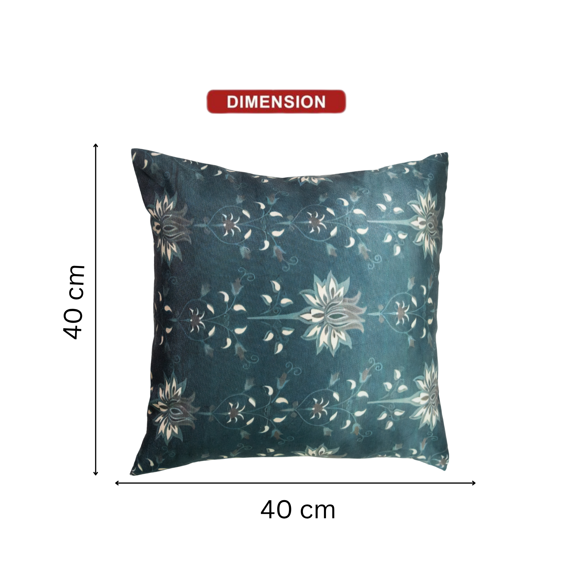 Midnight Lotus Vine Cushion Covers